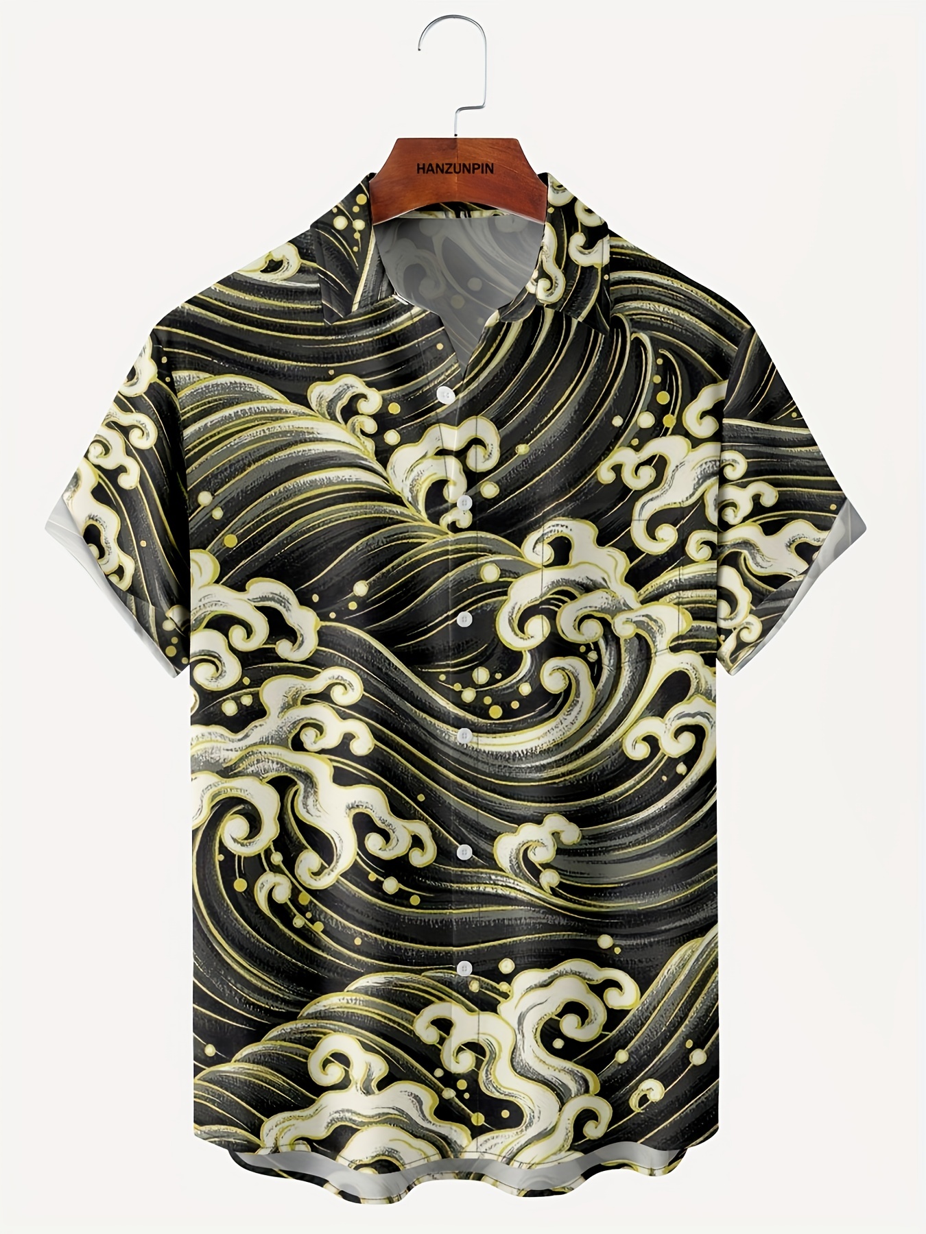 new mans ukiyo e hawaiian short sleeve shirts best sellers details 5