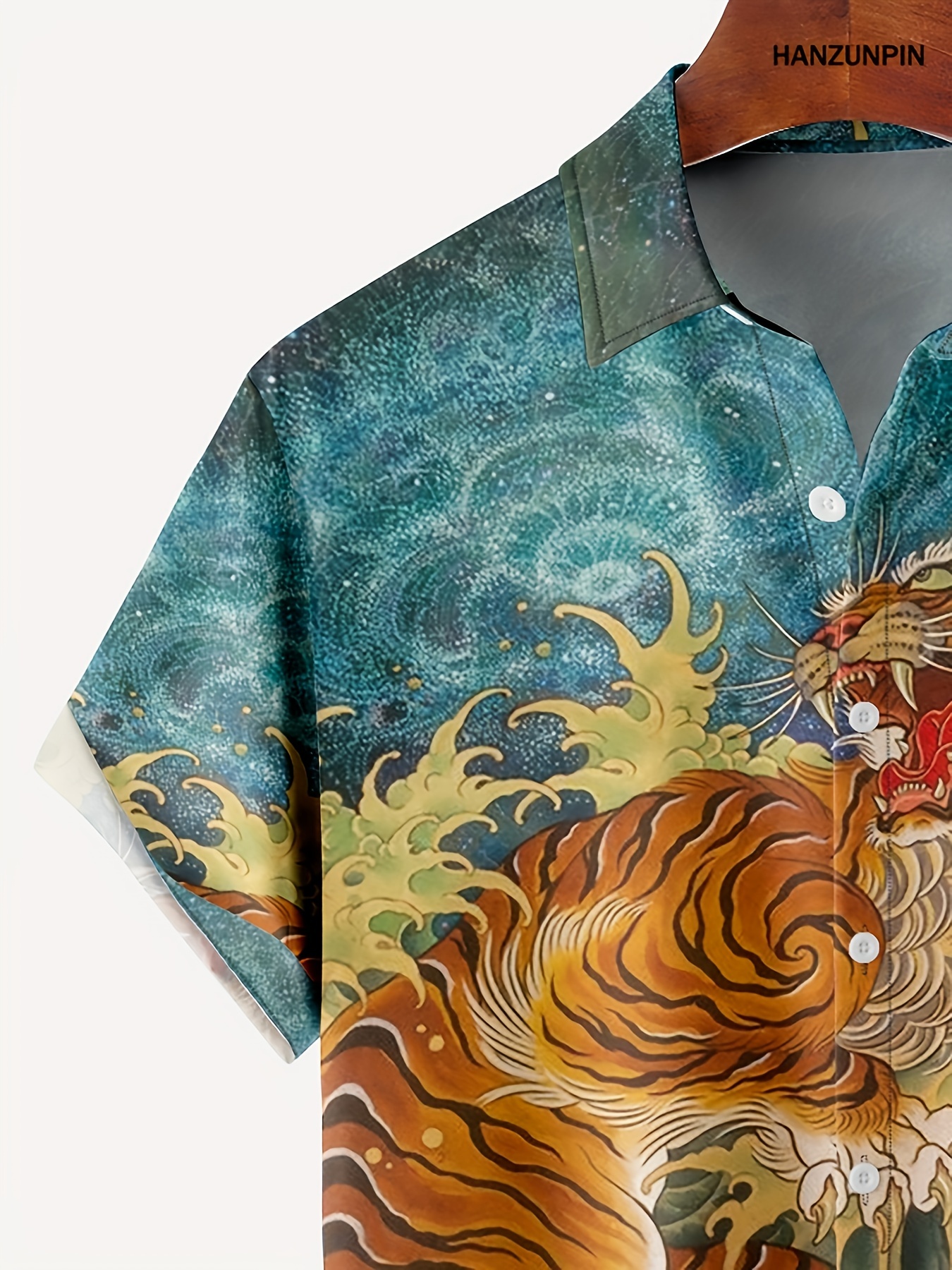 new mans ukiyo e hawaiian short sleeve shirts best sellers details 13