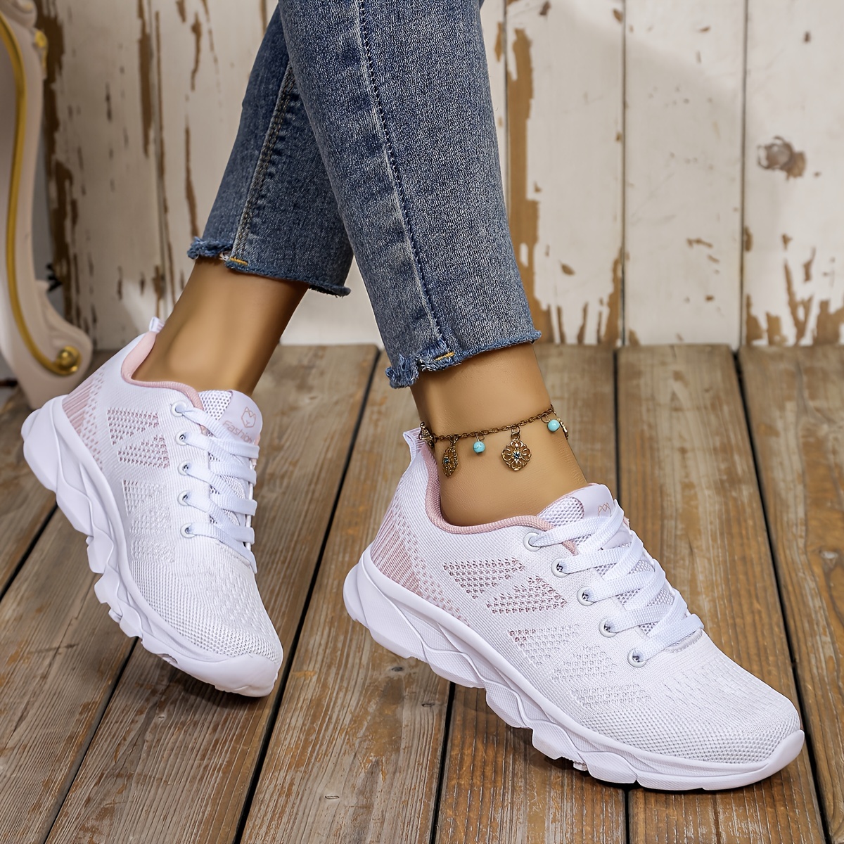 contrast color casual sneakers women s lace platform soft details 10