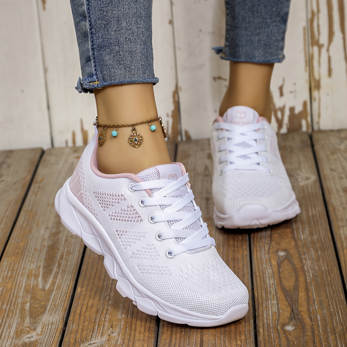 contrast color casual sneakers women s lace platform soft details 11