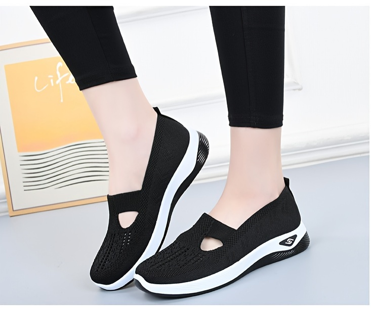 women s fashionable mesh breathable flat shoes comfortable details 3