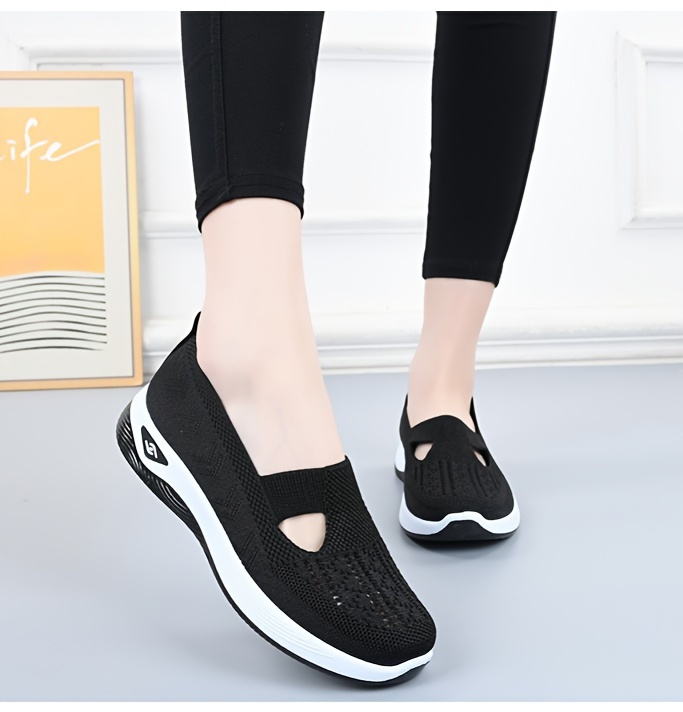 women s fashionable mesh breathable flat shoes comfortable details 4