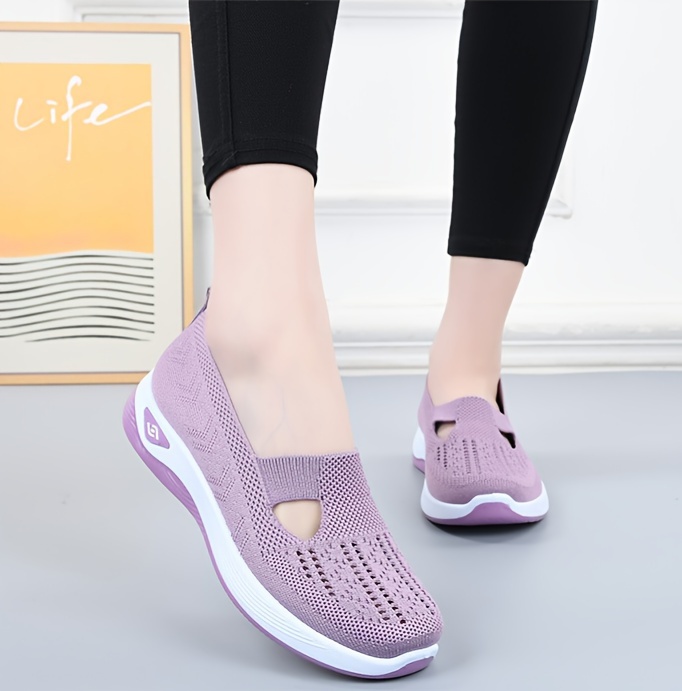 women s fashionable mesh breathable flat shoes comfortable details 5