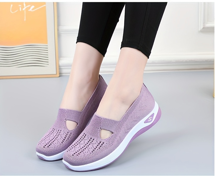 women s fashionable mesh breathable flat shoes comfortable details 6