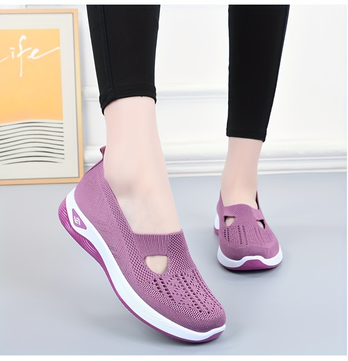 women s fashionable mesh breathable flat shoes comfortable details 7