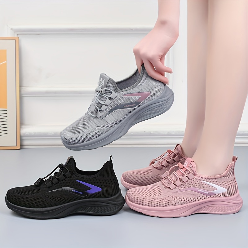 solid color casual sneakers women s lace comfy soft sole details 0