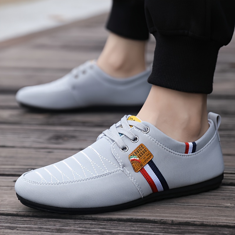 low top canvas shoes men s casual breathable lightweight details 6