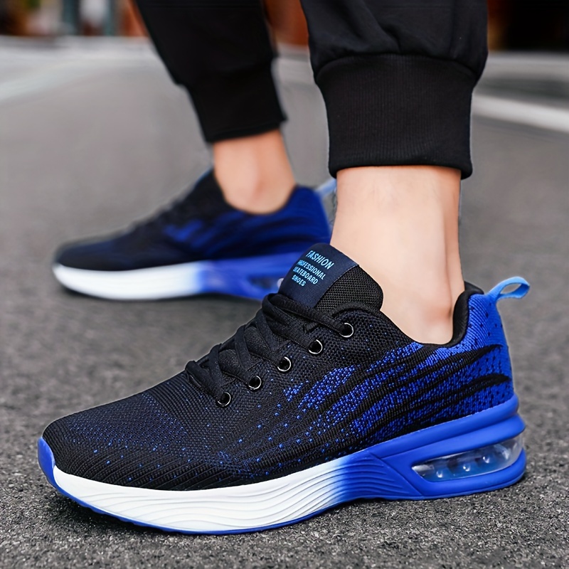 men s wear resistant sneakers air cushioned athletic shoes details 3