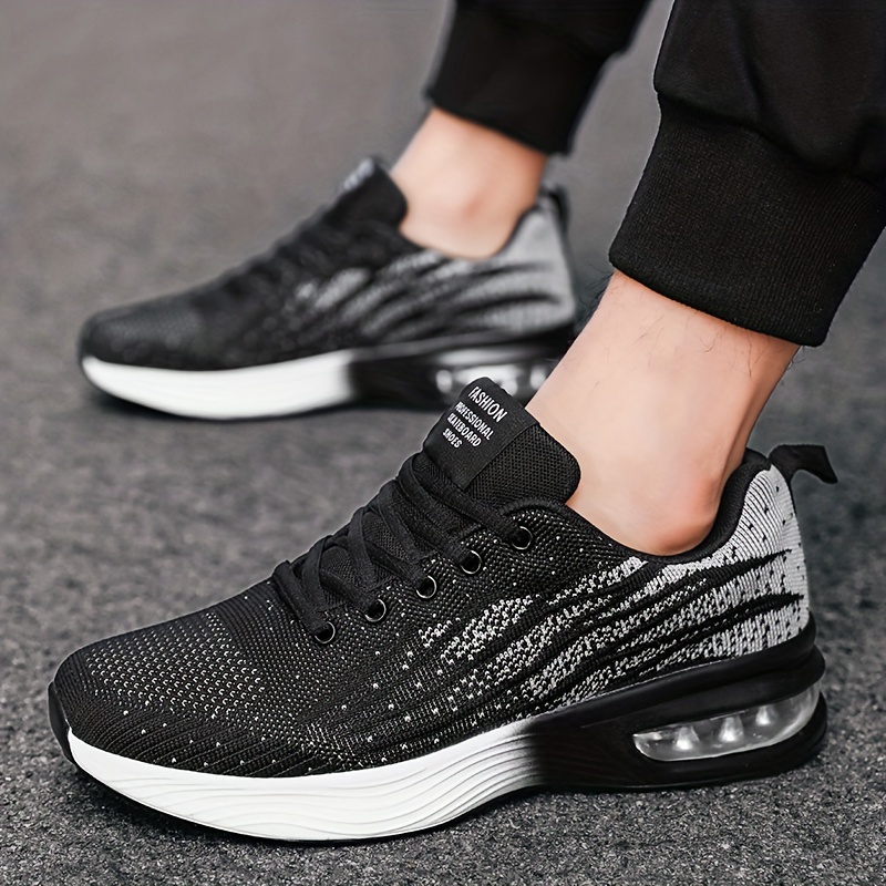 men s wear resistant sneakers air cushioned athletic shoes details 10