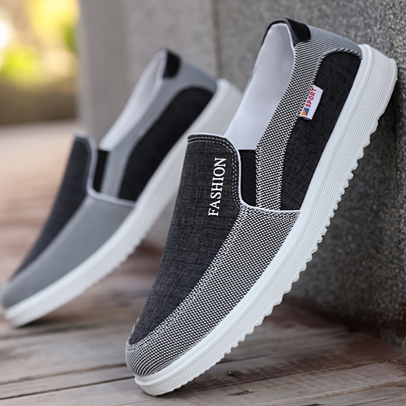 mens trendy slip on loafer shoes low top non slip outdoor walking hiking camping all seasons free shipping on items shipped from temu temu details 2