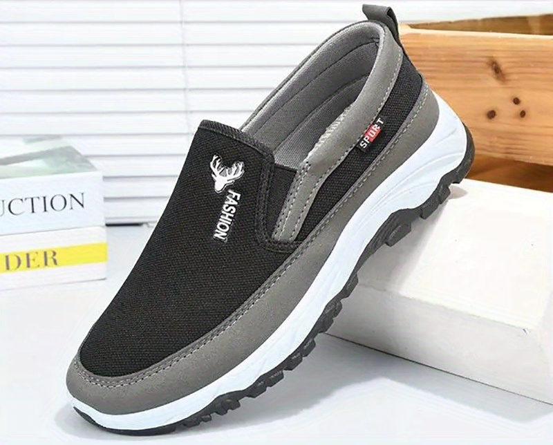 slip walking shoes men s solid colour comfy non slip details 11