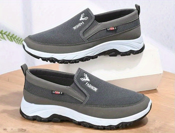 slip walking shoes men s solid colour comfy non slip details 14