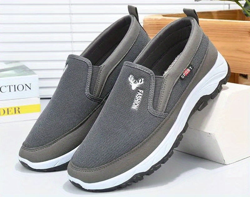 slip walking shoes men s solid colour comfy non slip details 15